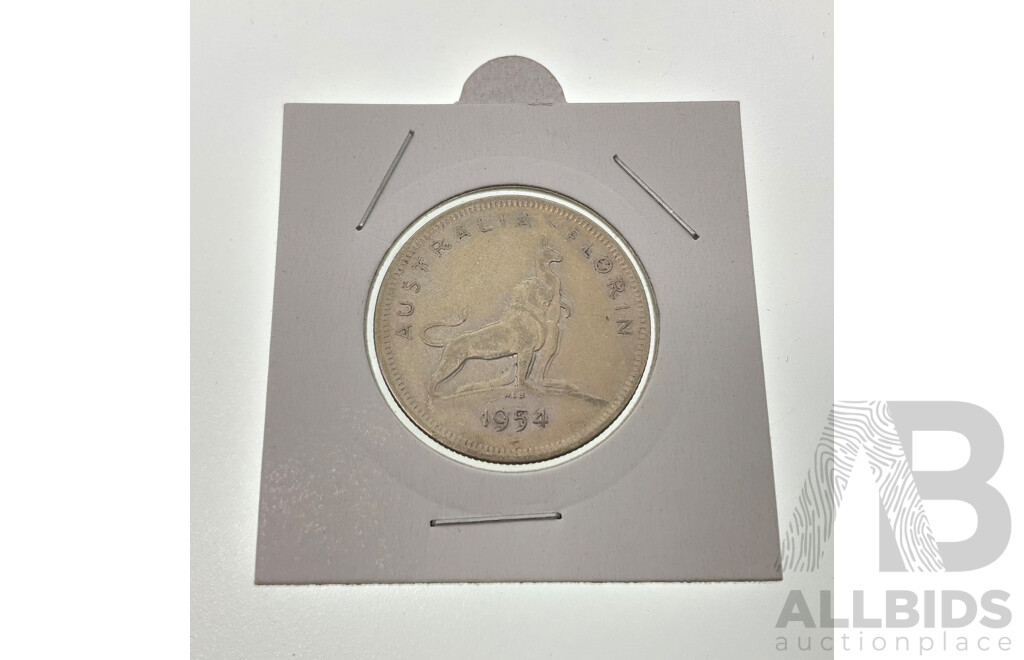 Australian 1954 Royal Visit Florin