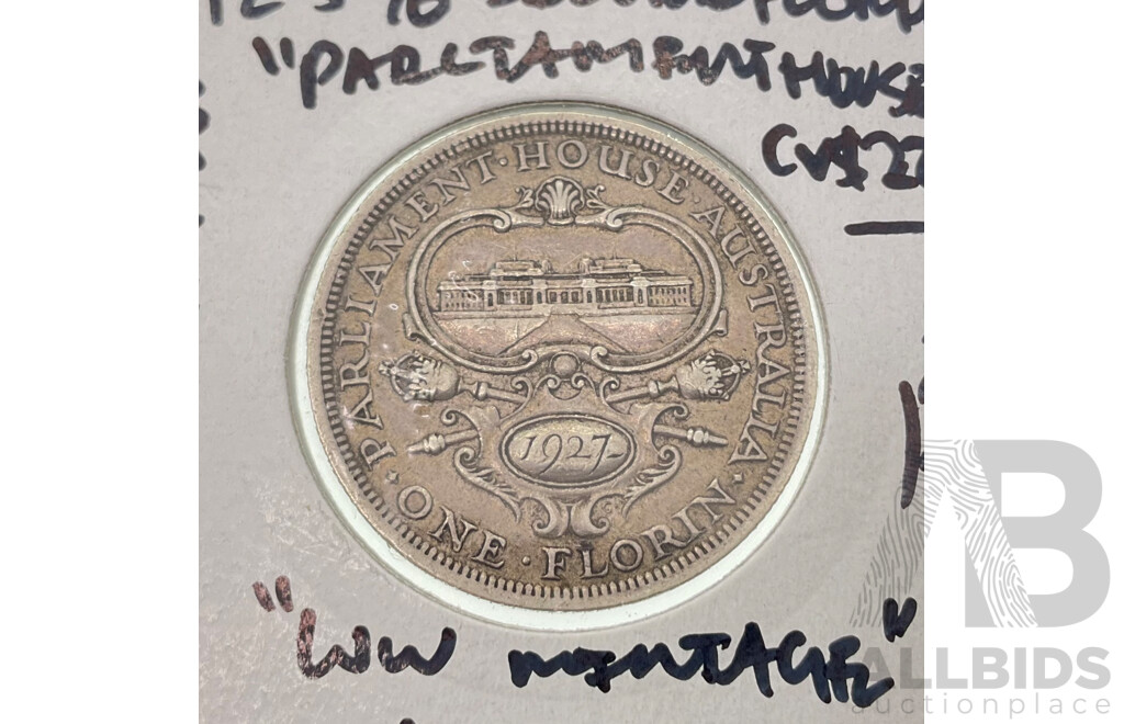 Australian 1927 Parliament House Florin, EF