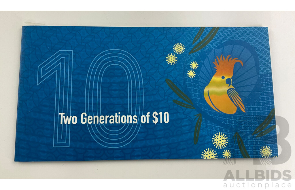 Australian 2015 and 2017 $10 Notes