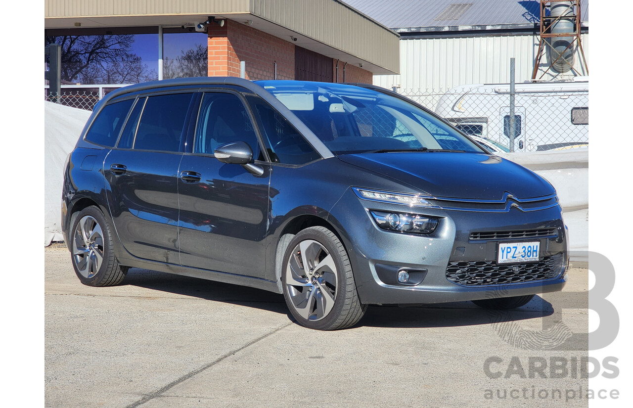 9/2015 Citroen Grand C4 Picasso Exclusive B7 MY15 4d Wagon Grey 2.0L