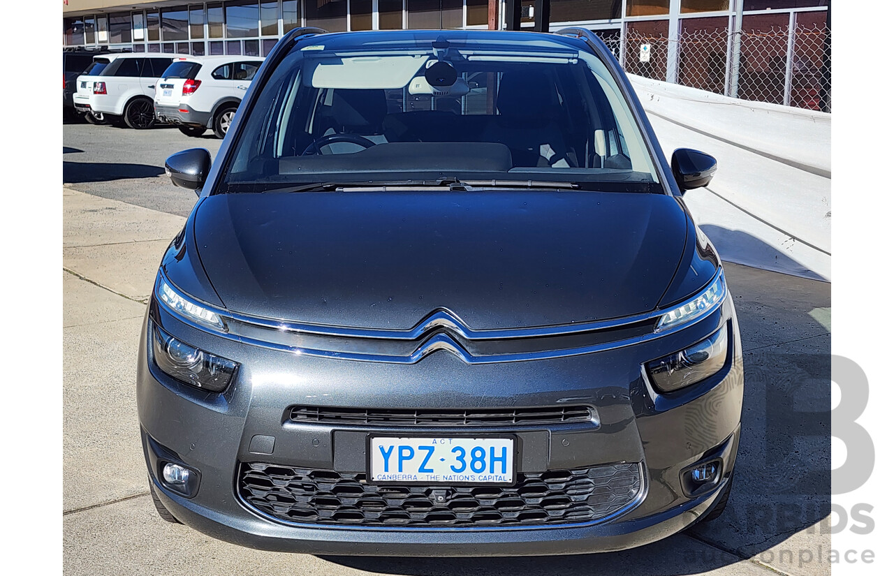 9/2015 Citroen Grand C4 Picasso Exclusive B7 MY15 4d Wagon Grey 2.0L