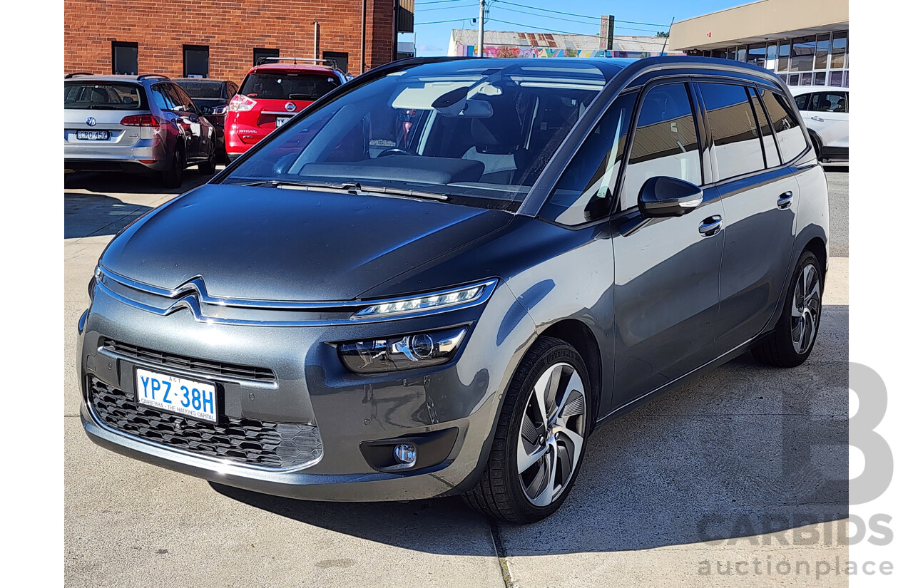 9/2015 Citroen Grand C4 Picasso Exclusive B7 MY15 4d Wagon Grey 2.0L