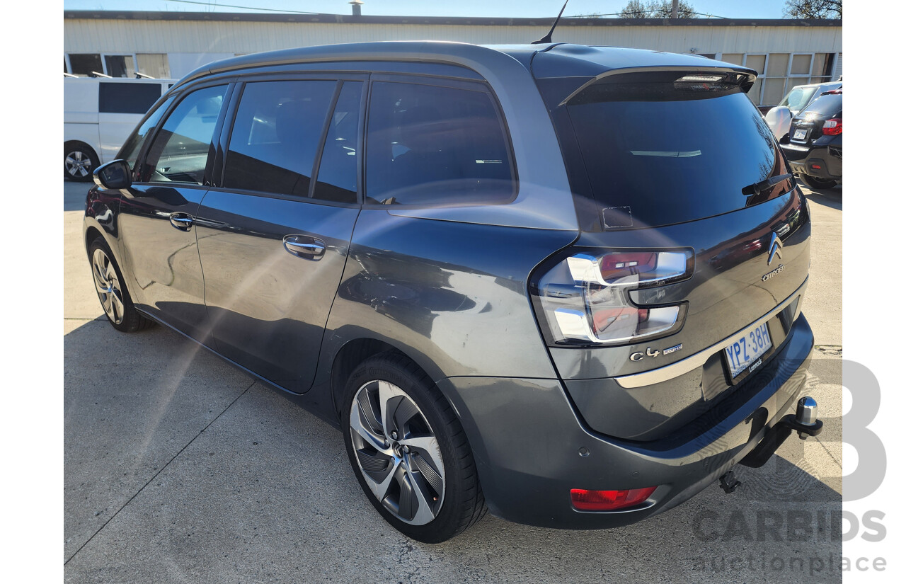 9/2015 Citroen Grand C4 Picasso Exclusive B7 MY15 4d Wagon Grey 2.0L
