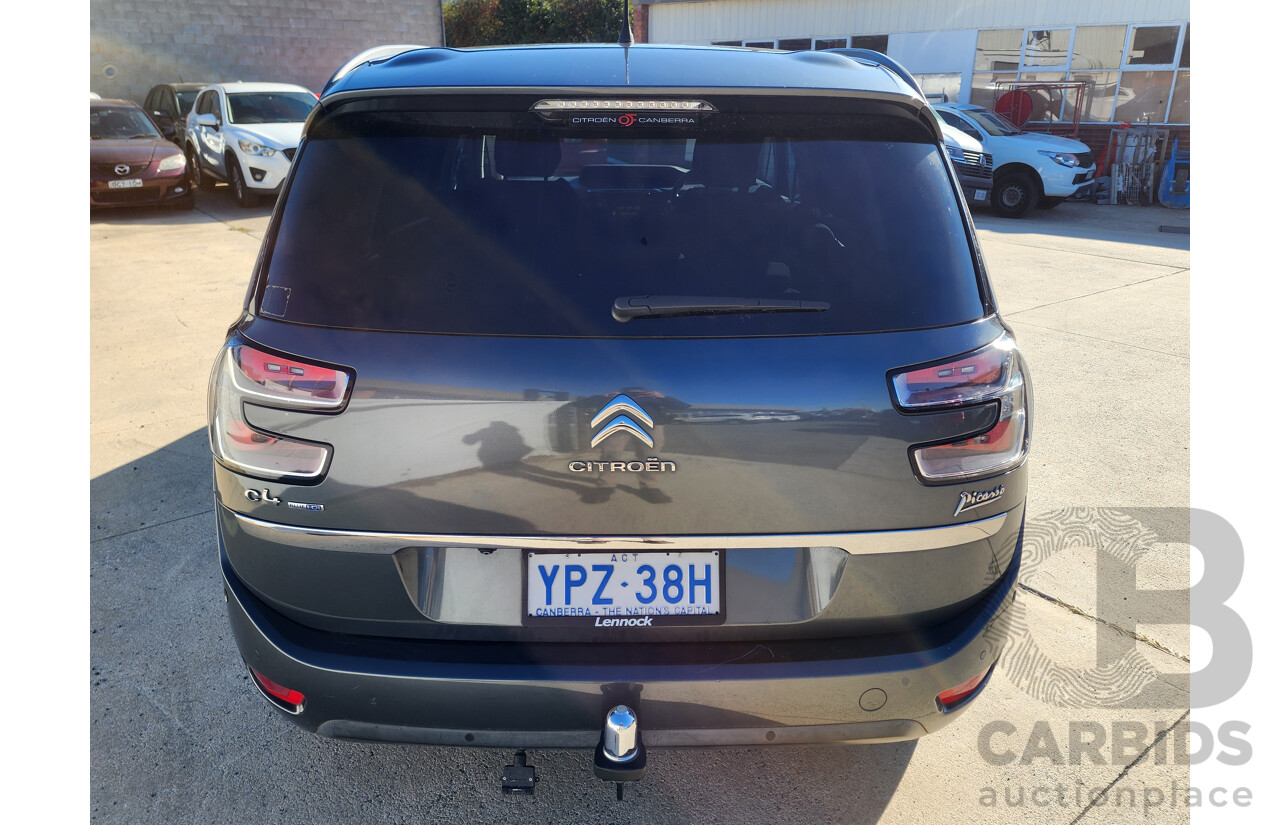 9/2015 Citroen Grand C4 Picasso Exclusive B7 MY15 4d Wagon Grey 2.0L