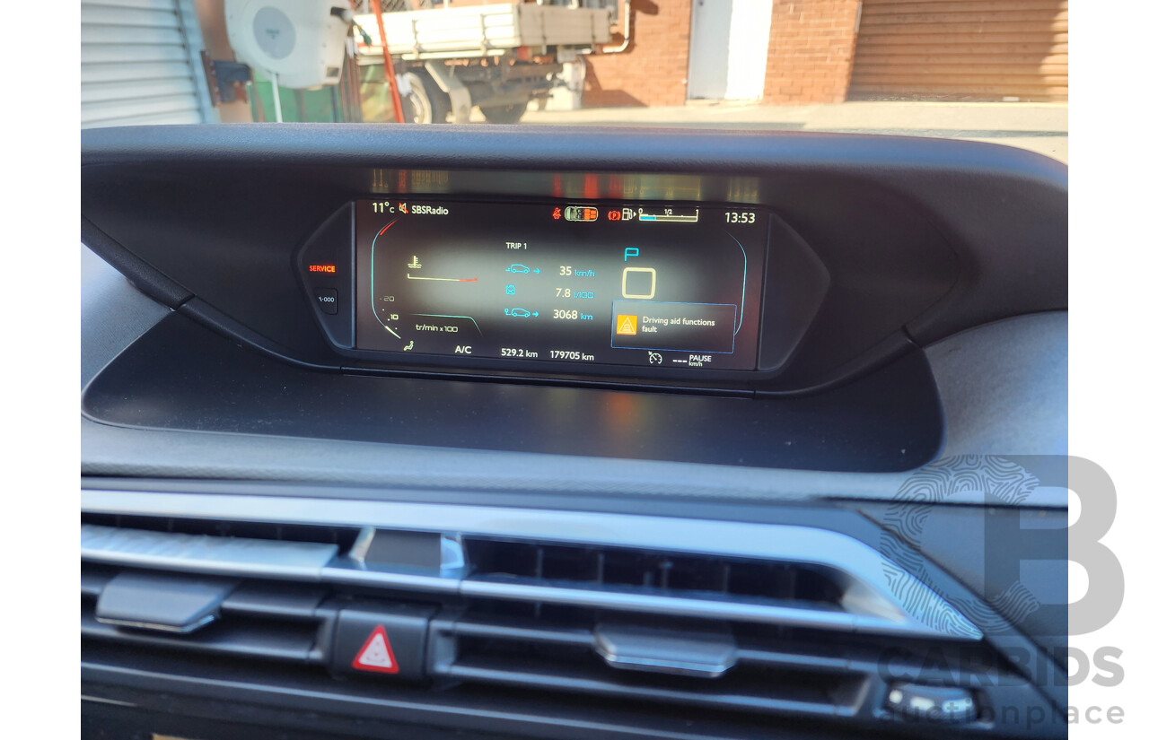 9/2015 Citroen Grand C4 Picasso Exclusive B7 MY15 4d Wagon Grey 2.0L