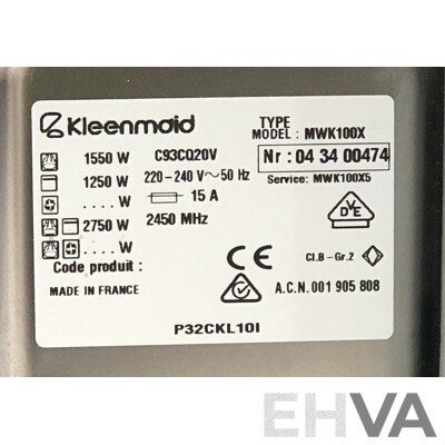 Kleenmaid Stainless Steel Microwave Oven