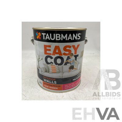 TAUBMANS Easy Coat Low Sheen for Interior Walls 2L Neutral - Lot of 6 Tins
