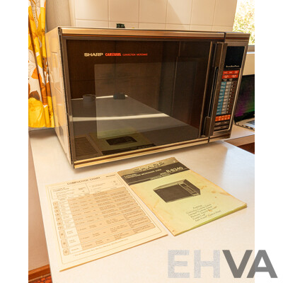 1983 Circa, Vintage Sharp Carousel Convection R-8340 Microwave Oven