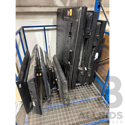 Assorted Monitors and TV's - Lot of 9