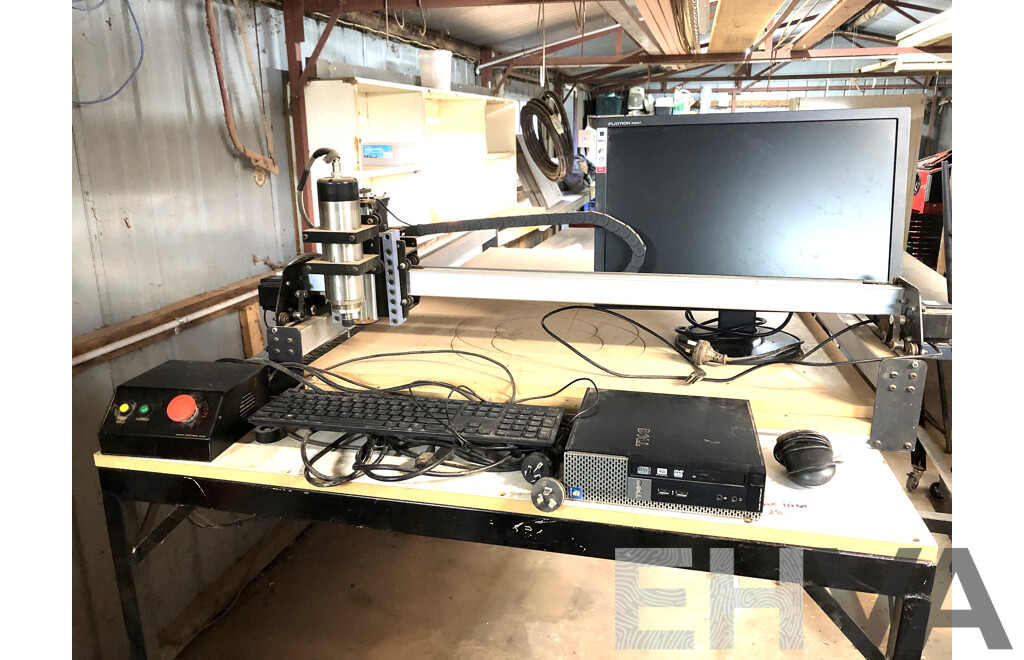 CNC Routing Machine and Mobile Work Table