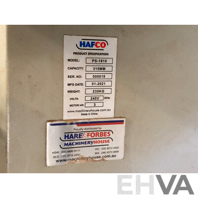 Hafco 315mm Panel Saw(PS-1810) with Hafco Dust Extraction System