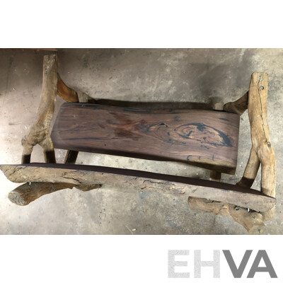 Custom Made Rustic Outdoor Bench Seat