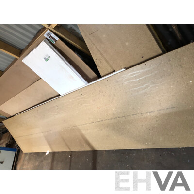 Selection of Particle Board, Masonite, Laminate, Flooring Timber and Metal Offcuts
