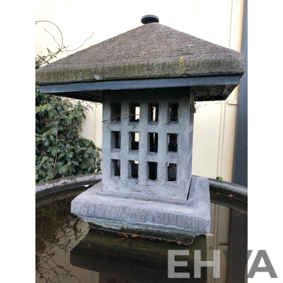 Oriental Style Bird Bath