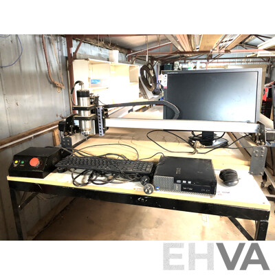 CNC Routing Machine and Mobile Work Table