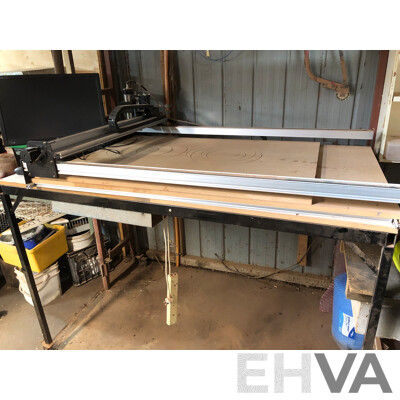 CNC Routing Machine and Mobile Work Table