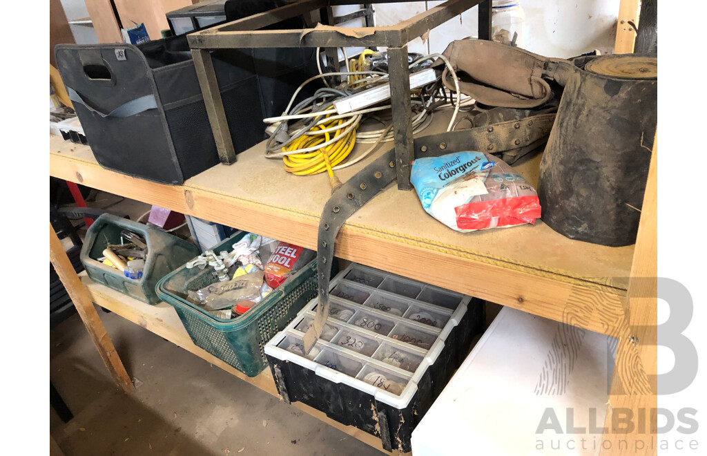 Contents of Four Bays of Shelving