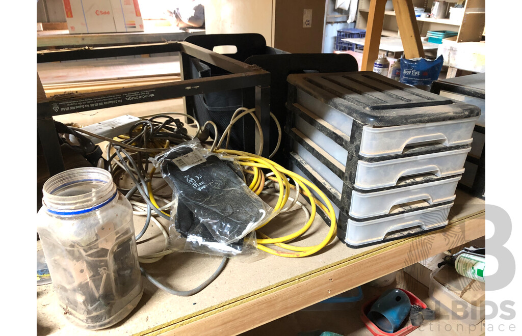 Contents of Four Bays of Shelving