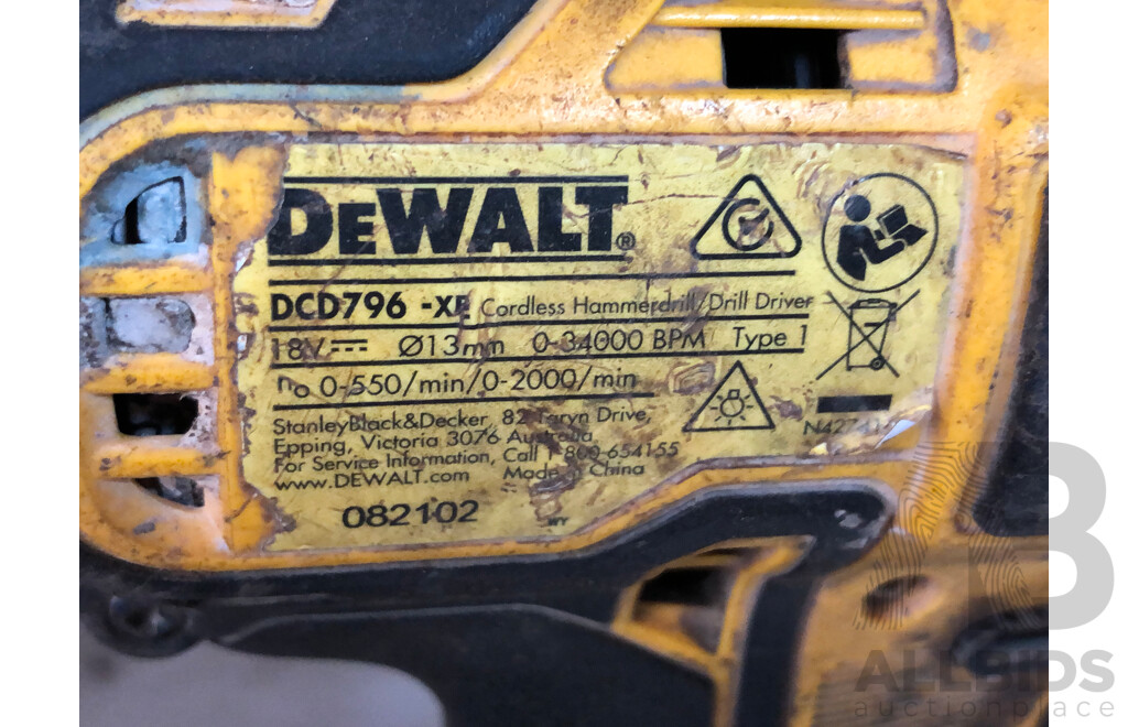 DeWalt 18V Cordless Power and Electric Tools - Lot of Four