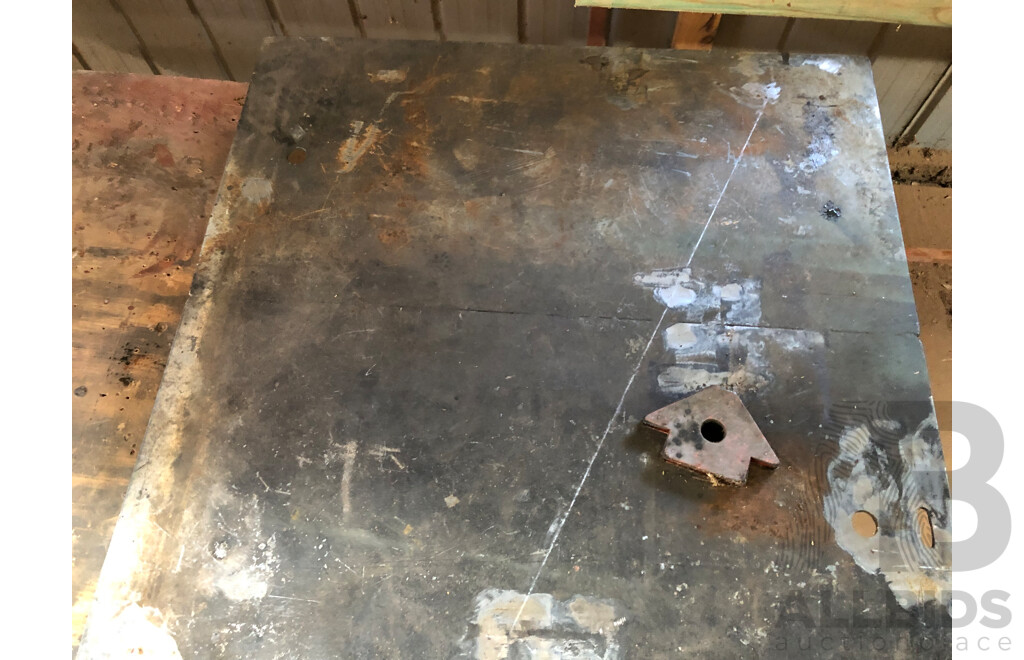 Custom Built Mobile Work Benches - Lot of Two