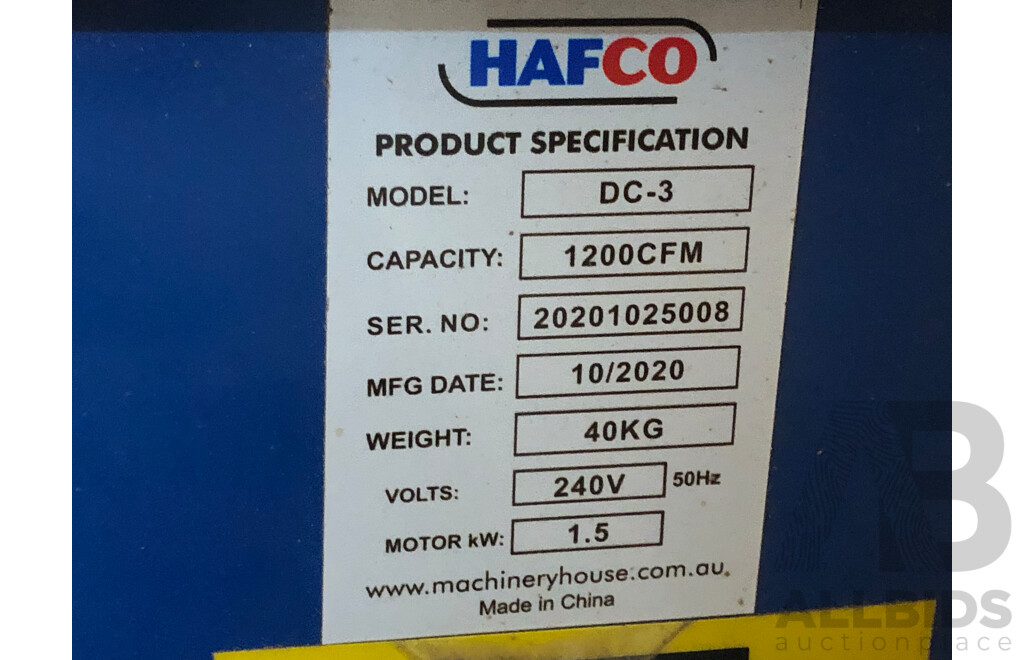 Hafco 315mm Panel Saw(PS-1810) with Hafco Dust Extraction System