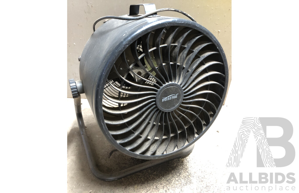Mistral 35cm Air Circulator Metal Floor Fan