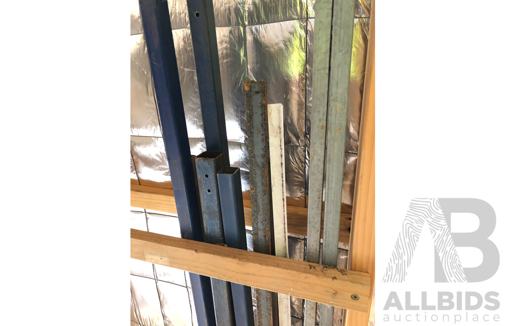 Selection of Particle Board, Masonite, Laminate, Flooring Timber and Metal Offcuts