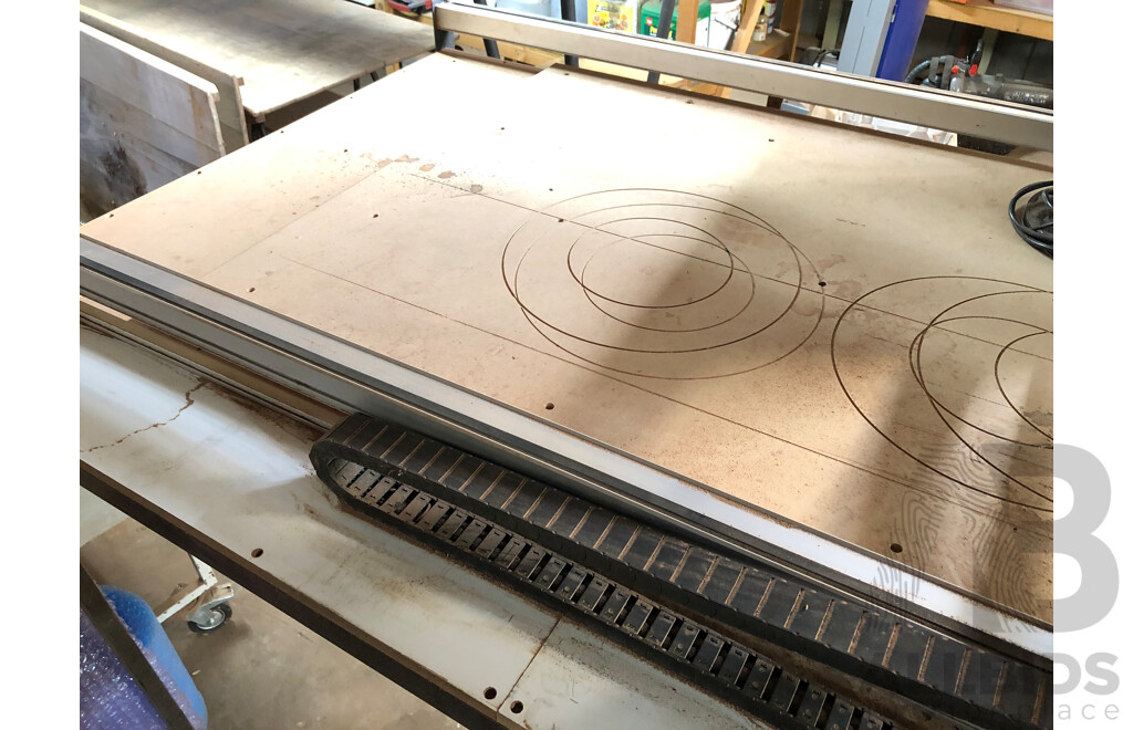 CNC Routing Machine and Mobile Work Table