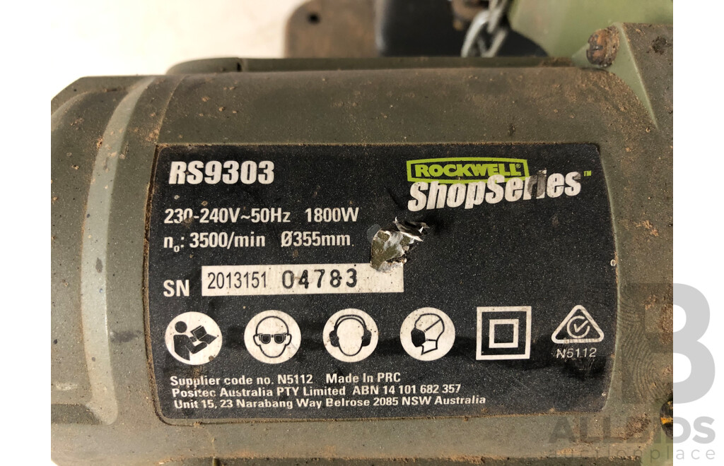 Rockwell Shop Series 355mm Cut Off Saw