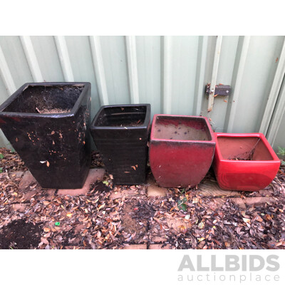 Ceramic Pots - Lot of Four