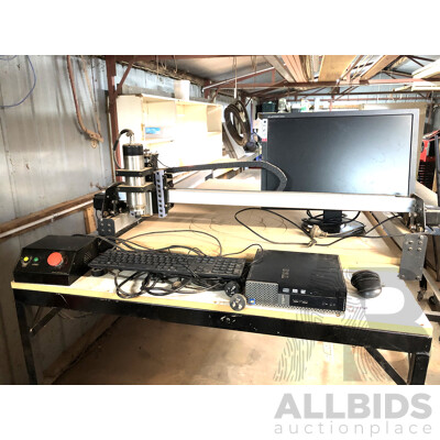 CNC Routing Machine and Mobile Work Table