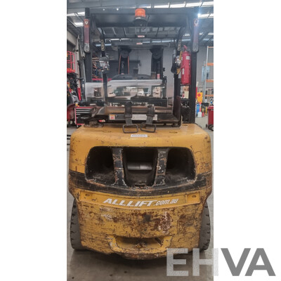 2006, 3.5 Tonne Yale GLP35TK LPG Forklift 4.5 FSV