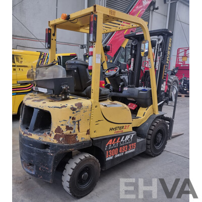 2008, Hyster H2.5TX-2LE 2.5 Tonne LPG Forklift 4.3m FSV - ALH514