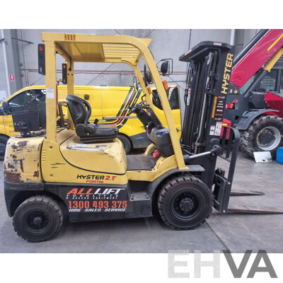 2008, Hyster H2.5TX-2LE 2.5 Tonne LPG Forklift 4.3m FSV - ALH514