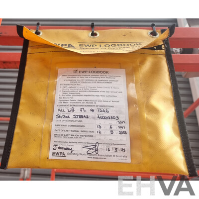 06/2017, 41ft Skyjack SJ8841 RT Diesel Scissor Lift - 12.5m FSV