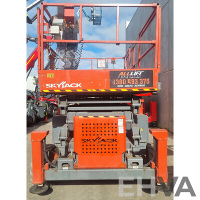 06/2017, 41ft Skyjack SJ8841 RT Diesel Scissor Lift - 12.5m FSV
