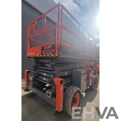 06/2017, 41ft Skyjack SJ8841 RT Diesel Scissor Lift - 12.5m FSV