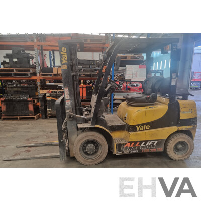 2.5 Tonne LPG Forklift 4.5 FSV- Yale - GLP25RK - ALH475