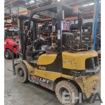 2.5 Tonne LPG Forklift 4.5 FSV- Yale - GLP25RK - ALH475