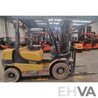 2.5 Tonne LPG Forklift 4.5 FSV- Yale - GLP25RK - ALH475