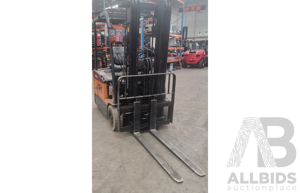 2008, Toyota 7FBE-18 Electric Forklift