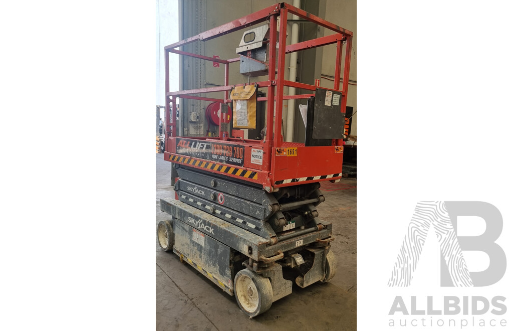 2018, Skyjack SJ3219 19ft Electric Scissor Lift 5.8M FSV