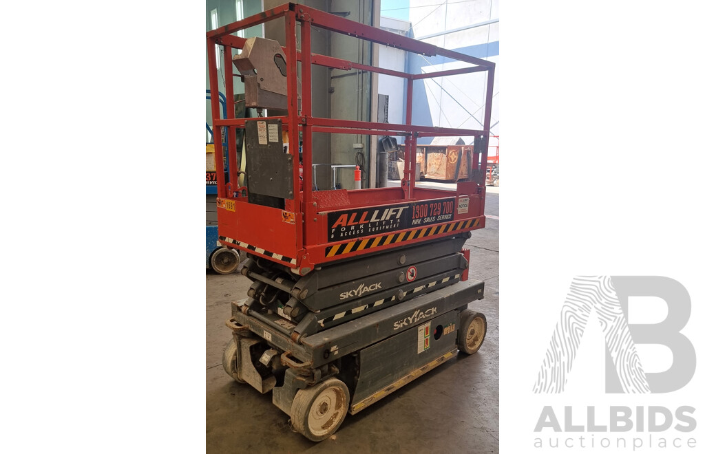 2018, Skyjack SJ3219 19ft Electric Scissor Lift 5.8M FSV