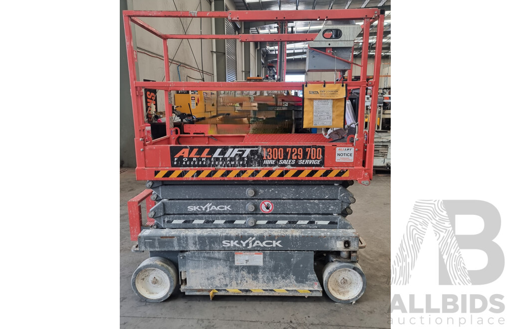 2018, Skyjack SJ3219 19ft Electric Scissor Lift 5.8M FSV