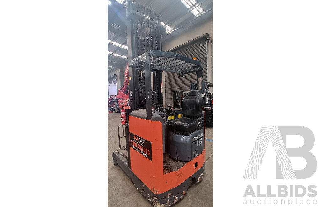 2007,Toyota Electric Stock Picker, 6FBRE16 (3350MM Height) 7.5m FSV