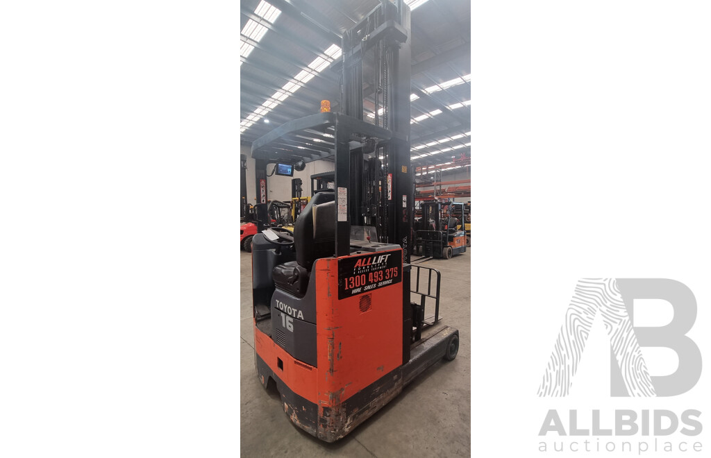 2007,Toyota Electric Stock Picker, 6FBRE16 (3350MM Height) 7.5m FSV