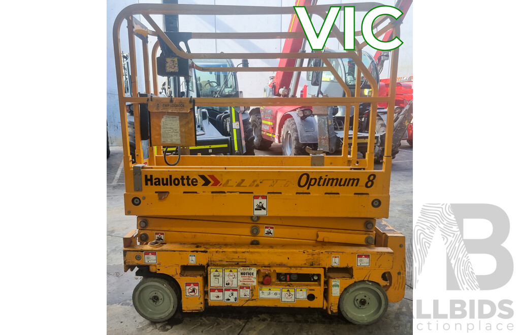 08/2015, 20ft Haulotte 8 Electric Scissor Lift - 6.27m FSV