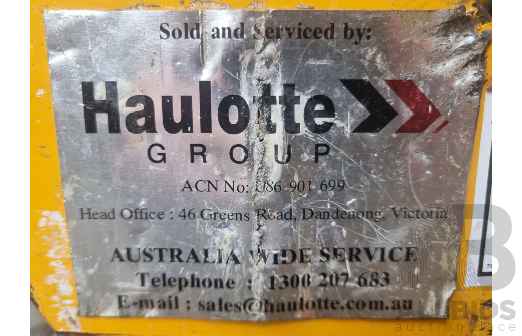 08/2015, 20ft Haulotte 8 Electric Scissor Lift - 6.27m FSV