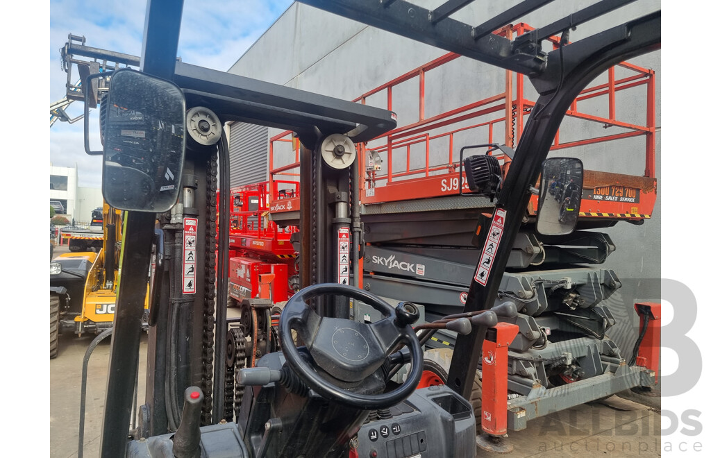 2008, 3.5 Tonne LPG Hyster H3.5TX Forklift 4.3m FSV
