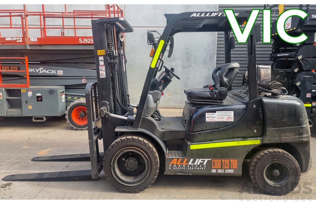 2008, 3.5 Tonne LPG Hyster H3.5TX Forklift 4.3m FSV